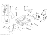 Схема №1 SMI50E05EU с изображением Передняя панель для посудомоечной машины Bosch 00672871