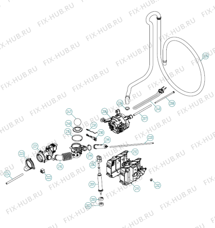 Схема №1 PREMIUM EDITION 1600 AT   -White (340457, WM70.2) с изображением Проводка для стиралки Gorenje 193193