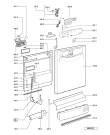 Схема №2 ADP 5966 WHM с изображением Панель для посудомойки Whirlpool 481245371245