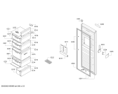 Схема №2 CE729EW31 с изображением Дверь для холодильной камеры Bosch 00715885
