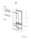 Схема №1 KCZCX20901L (F093773) с изображением Всякое для холодильной камеры Indesit C00418044