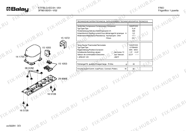 Схема №1 KTFBLG1EE 3FN6100 с изображением Шильдик для холодильника Bosch 00168732