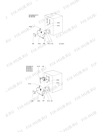 Взрыв-схема холодильника Electrolux RH237L - Схема узла Armature/fitting