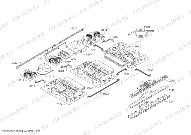 Схема №1 PXX975DC1E с изображением Стеклокерамика для духового шкафа Bosch 00773738