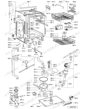 Схема №1 ADG 9929 с изображением Модуль (плата) управления для посудомоечной машины Whirlpool 480140100466