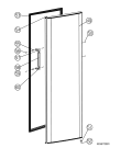 Схема №1 UP350FIFE (F070923) с изображением Элемент корпуса для холодильника Indesit C00283594