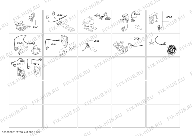 Схема №1 CMG100DTR, tbd с изображением Панель управления для стиралки Bosch 11004654