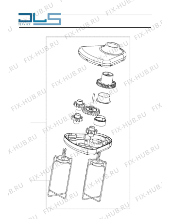 Взрыв-схема кухонного комбайна KENWOOD FDM788 FOOD PROCESSOR + 1.5L THERMO-RESIST GLASS BLENDER + MINI BOWL + MULTI MILL + DOUGH TOOL + DUAL METAL WHISK + CITRUS JUICER + METAL CENTRIFUGAL JUICER - Схема узла 4