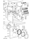 Схема №1 WAK 7375/2-D с изображением Обшивка для стиральной машины Whirlpool 481245213782