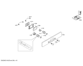 Схема №1 HBA63B450A с изображением Панель управления для плиты (духовки) Bosch 00671240