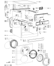 Схема №1 AWO/D 41105 с изображением Микромодуль для стиральной машины Whirlpool 481221470847