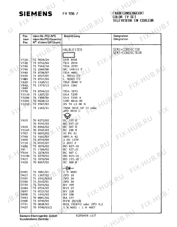 Схема №2 FV9367 с изображением Модуль управления для телевизора Siemens 00753454