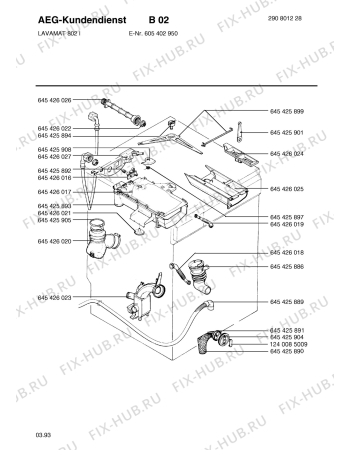 Схема №1 LAV802 I  E/I с изображением Двигатель (мотор) для стиральной машины Aeg 8996454260044