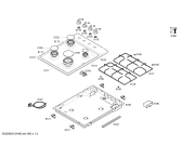 Схема №1 CA114050 с изображением Столешница для плиты (духовки) Bosch 00247114