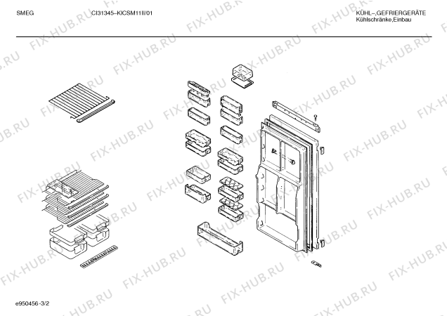 Схема №1 KICDD11FF RG6315D13 с изображением Контейнер для холодильника Bosch 00115715