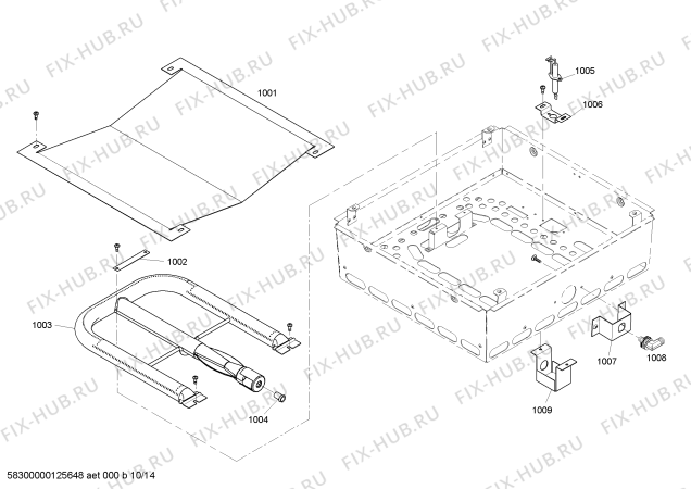 Схема №1 PRG364EDG с изображением Переключатель для плиты (духовки) Bosch 00609110