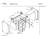 Схема №1 SHI6806UC с изображением Передняя панель для посудомойки Bosch 00351667