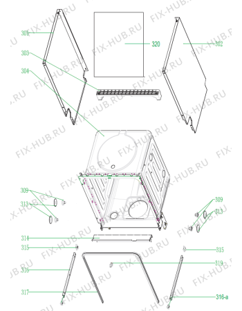 Схема №1 IM630 (367645, WQP12-7311) с изображением Отделка для посудомоечной машины Gorenje 391612