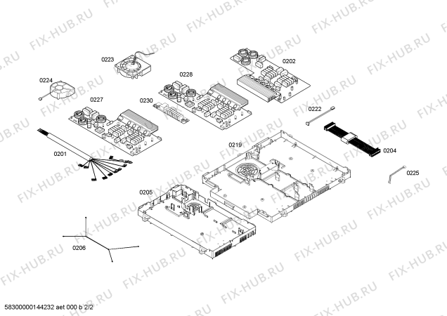 Схема №1 3EB990F IH6.1 - Standard с изображением Стеклокерамика для духового шкафа Bosch 00683165