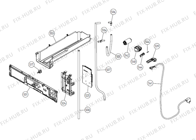 Взрыв-схема стиральной машины Gorenje Com 110C (cond)   -White (178151, TDC44) - Схема узла 05