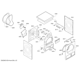 Схема №3 WTE86393SN с изображением Панель управления для сушильной машины Bosch 00705791