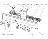 Схема №1 EK2454 230V (703026, A6051.12) с изображением Клавиша Gorenje 703968