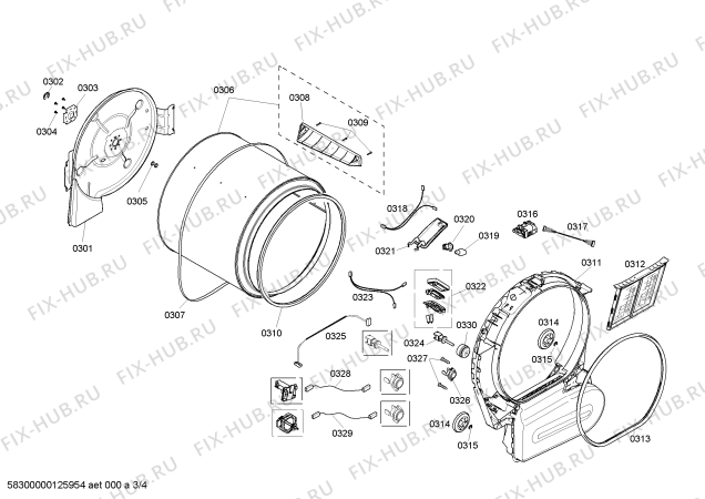 Схема №1 WTMC652SUC Nexxt Premium с изображением Крышка Bosch 00476126