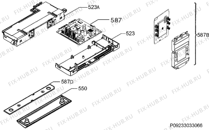 Взрыв-схема холодильника Aeg S84000KMX0 - Схема узла Diffusor