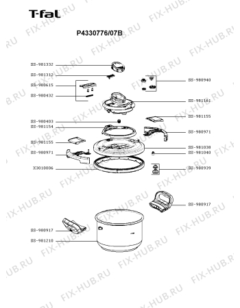 Схема №1 P4330476/07A с изображением Кастрюля для духовки Seb SS-981161