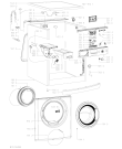 Схема №1 WAE 7S7000 с изображением Рукоятка для стиралки Whirlpool 481010796210