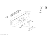 Схема №2 SMS86P92DE, Exclusiv, Made in Germany, Serie 6 с изображением Набор кнопок для электропосудомоечной машины Bosch 10000650