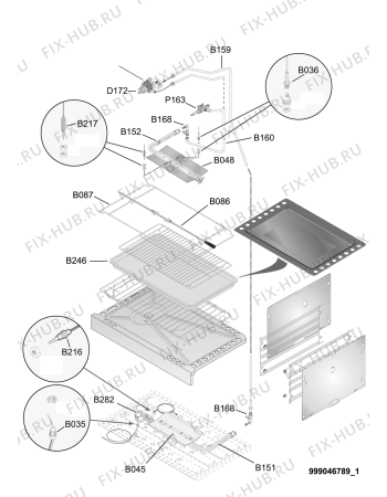 Схема №1 ACM 9416 G/IX с изображением Другое для духового шкафа Whirlpool 482000019355