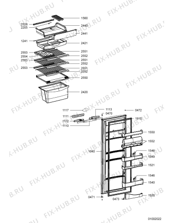 Схема №1 WVG 302/1 с изображением Эмблема для холодильной камеры Whirlpool 481245918254