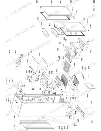Схема №1 001.576.99 CFS 171 FRIDGE/FREEZ с изображением Сенсорная панель для холодильника Whirlpool 481010380497