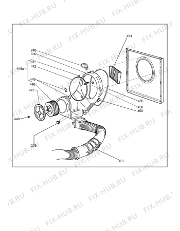 Схема №1 0312 44A 31331 - CL4 с изображением Обшивка для электросушки Whirlpool 482000007756