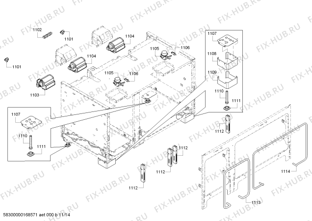 Схема №2 PRD486JDGC с изображением Кабель для электропечи Bosch 00655566