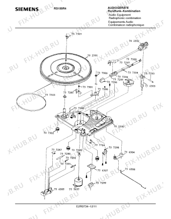 Схема №2 RS155R4 с изображением Инструкция по эксплуатации для аудиотехники Siemens 00530577