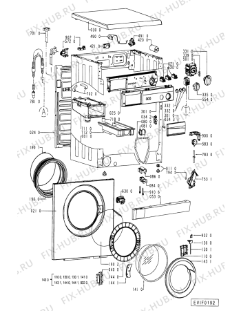 Схема №1 AWV 695/IG с изображением Декоративная панель для стиралки Whirlpool 481945328275