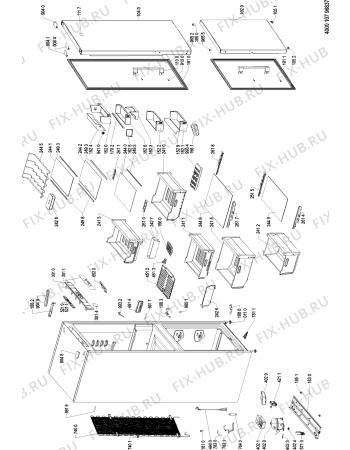 Схема №1 KGSF 20C A3+ IN с изображением Сенсорная панель для холодильника Whirlpool 481010782781