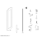 Схема №1 Z4600X0 с изображением Инструкция по установке/монтажу для холодильника Bosch 00542439
