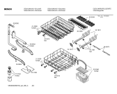 Схема №1 SGU43A44 с изображением Передняя панель для электропосудомоечной машины Bosch 00436517
