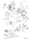 Схема №1 SCW1012UG (F091331) с изображением Ручка (крючок) люка для стиральной машины Indesit C00345891