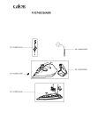 Схема №1 FV3743C0/AM0 с изображением Рукоятка для электроутюга Calor FS-9100020661