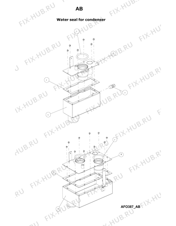 Схема №1 AFO 385 с изображением Всякое для составляющей Whirlpool 483286011814