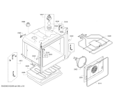 Схема №1 3HB526XDP с изображением Панель управления для духового шкафа Bosch 00700256