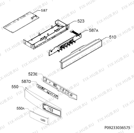 Взрыв-схема холодильника Smeg SD7205SLD2 - Схема узла Diffusor