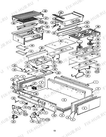 Схема №2 PCS364GLUS с изображением Клапан для духового шкафа Bosch 00415501