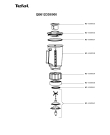 Схема №1 QB632D38/900 с изображением Корпусная деталь для кухонного измельчителя Tefal MS-650834