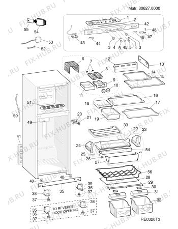 Взрыв-схема холодильника Hotpoint-Ariston ENTLH18281FTK (F078025) - Схема узла