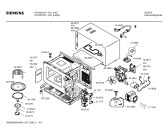 Схема №1 HF23524 с изображением Панель управления для свч печи Siemens 00364818